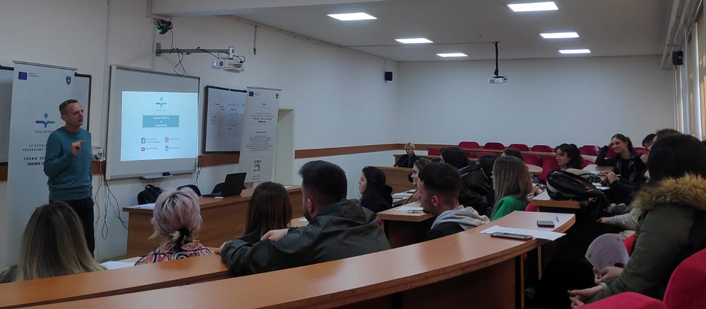 Information Session in the University of Gjilan 