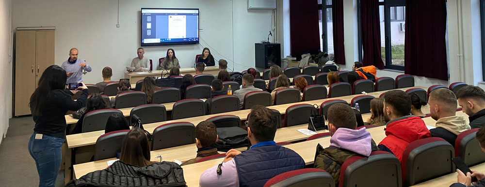 Information Session in the Faculty of Philosophy, University of Pristina