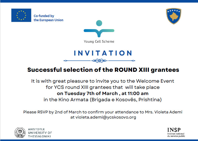 "Successful Selection of ROUND XIII Grantees" event